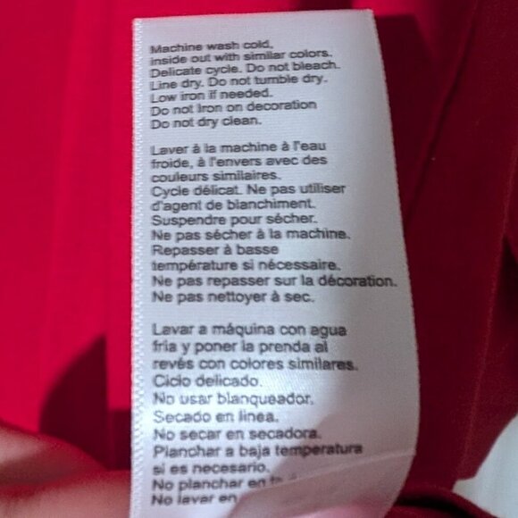 NEW! Psycho Bunny | Sacramento Long Sleeve Tee In Brilliant Red - Picture 10 of 13